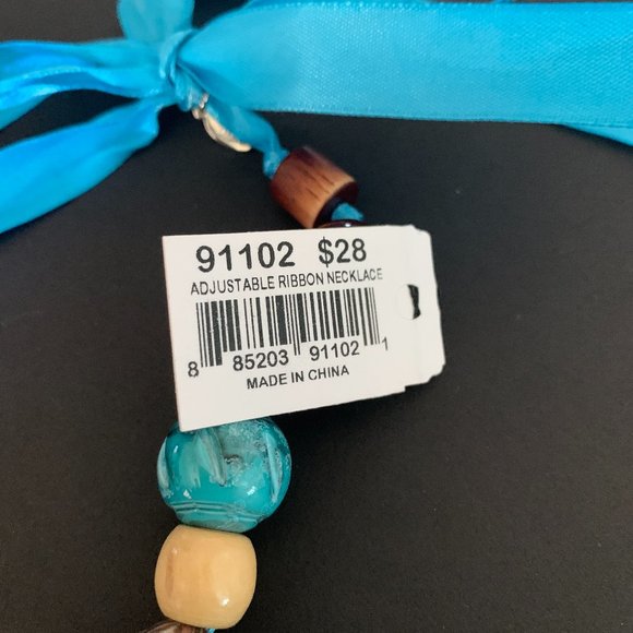 Adjustable Ribbon Necklace - Picture 3 of 3